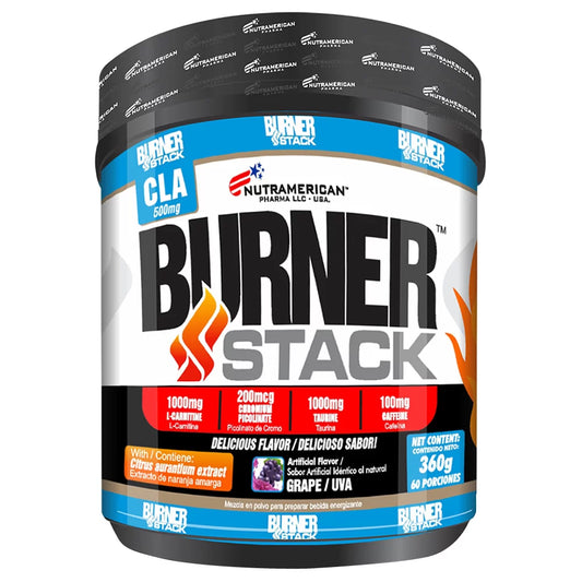 Burner Stack UVA quemador y preentreno 60 servicios Bogotá Colombia